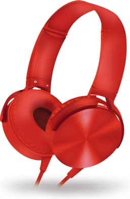 Omega Freestyle FH07R On-ear Koptelefoon met microfoon - Rood — thumbnail 2