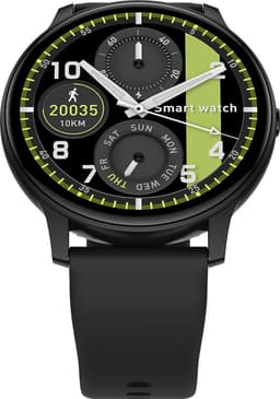 Belesy® SUAVE - Smartwatch Heren – Smartwatch Dames - Horloge – Stappenteller – Calorieën - Hartslag – Sporten - Je eigen foto als wijzerplaat - Kleurenscherm - Full Touch - Bluetooth Bellen – Silicone – Zwart - Moederdag — thumbnail 3