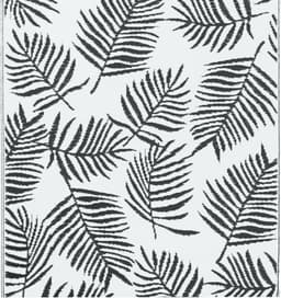 vidaXL - Buitenkleed - ARAKIL - 160x230 - cm - PP - wit - en - zwart — thumbnail 5
