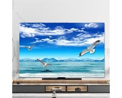 Stofdichte TV Afdekking - Universele Schermbeschermer - Binnenruimtes Decoratie - Elastische Stof - 82-99 cm Scherm - Herfstscenario 3