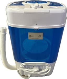 DnA® Mini Wasmachine - Camping Wasmachine - Kleine Wasmachine - Blauw - ‎40cm x 35cm x 55cm — thumbnail 4