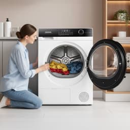 Heinner HHPD-HMK90IVFC+++ Warmtepompdroger – 9 kg – 14 programma’s – Touch Control – Schoendroogrek – Inverter – Kinderslot - Wit – 5 Jaar Garantie — thumbnail 8