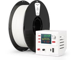 PLA 3D Printer Filament 1.75mm Vlamvertragend UL94-V0 Hoge Taaiheid 1KG Wit