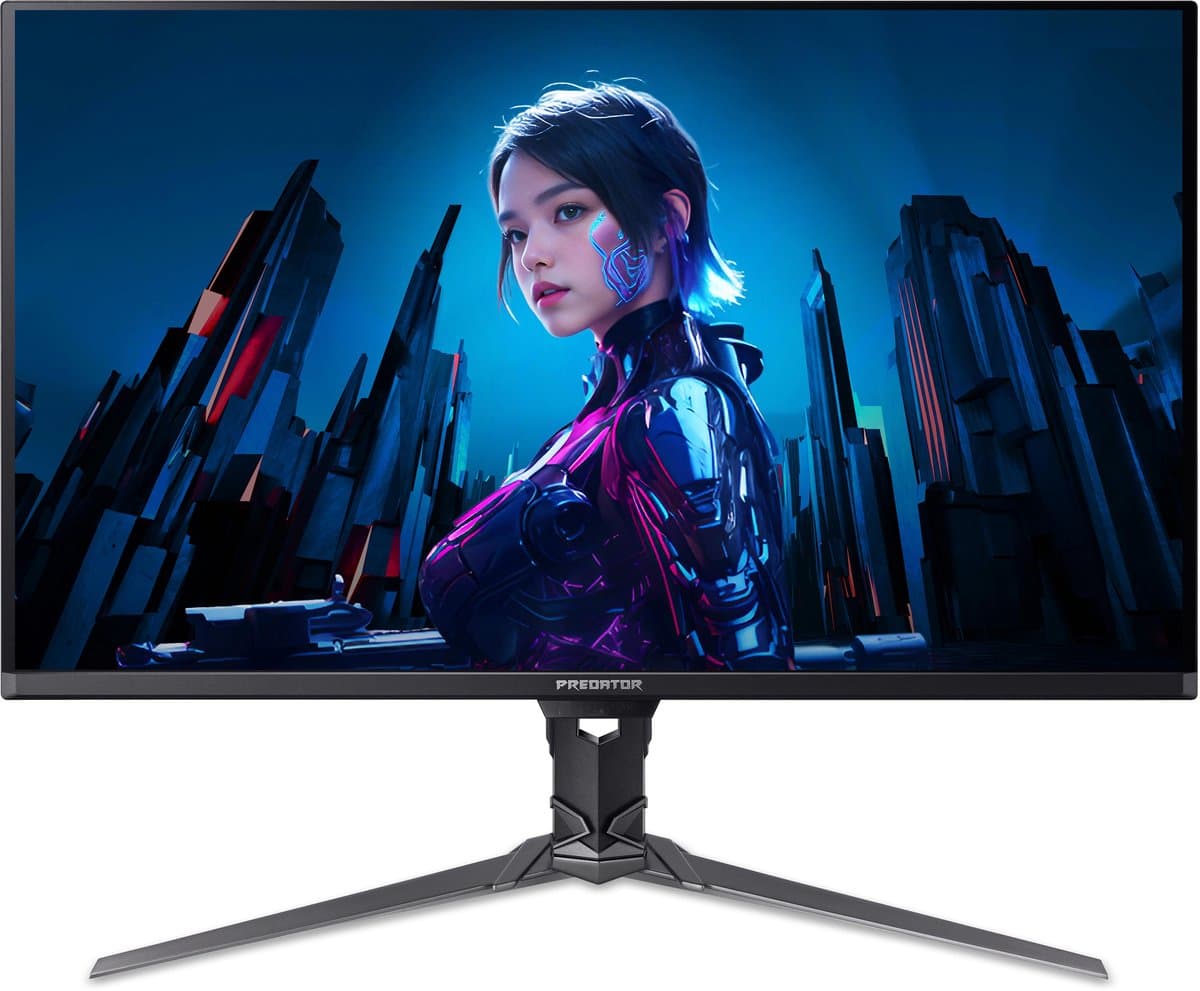 Acer Predator X32 X5 X32X5bmiiphuzx computer monitor 80 cm (31.5") 3840 x 2160 Pixels 4K Ultra HD QD-OLED Touchscreen Zwart — afbeelding 1