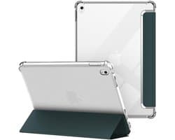 Transparante TPU & PU Leer Hoes voor iPad Air 3 (2019) & iPad Pro 10.5 Inch (2017) - Slank, Schokbestendig Smart Cover met Standaard