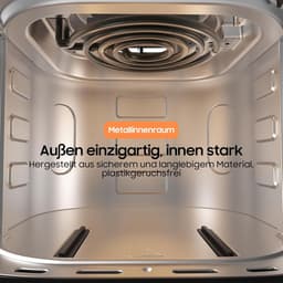 XXL Heteluchtfriteuse 6.5L met Digitale Display en 8 Programma's - Zwart — thumbnail 5