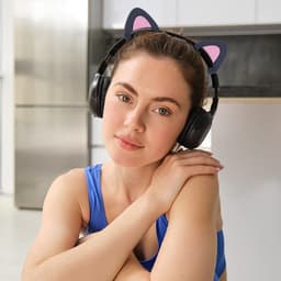 Schattige Verstelbare Kattenoren voor Hoofdtelefoons Universele Clip-On Accessoires — thumbnail 5