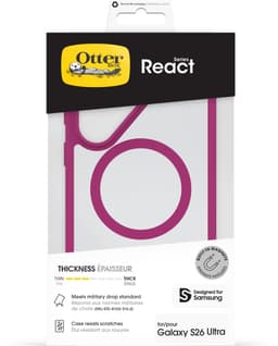 OtterBox React Magnets Series voor Samsung Galaxy S26 Ultra, Rose Crystal — thumbnail 2