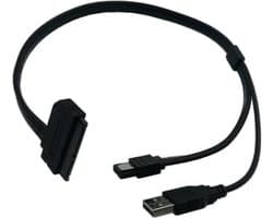 eSATA USB naar 2.5 inch SATA 22Pin Kabeladapter voor Externe Harde Schijf
