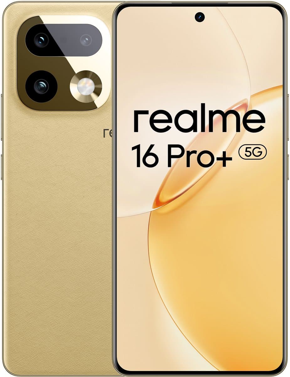 Realme 16 Pro+ 5G - 8 GB 256 GB - Goud — afbeelding 1