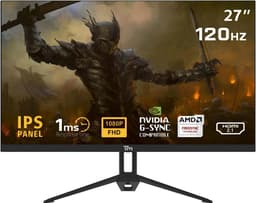 27 inch Full HD Monitor 120Hz IPS Paneel voor Gaming en Dagelijks Gebruik — thumbnail 1