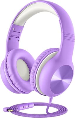 NBAP® Koptelefoon Kinderen met Draad - Gaming Headset - Paars — thumbnail 5