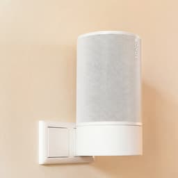 Muurbeugel geschikt voor Sonos Era 100 - Standaard geschikt voor Sonos Era 100 - Stopcontact Houder - Zonder boren - Kabelvrij & Stevig - Wit — thumbnail 5