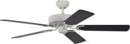 Grote Plafondventilator Motorstil 132 cm met Houtnerf Omkeerbare Bladen — thumbnail 1