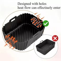 Twee hoogwaardige siliconen vormaccessoires voor de Ninja SL400EU Double XL 9.5L Airfryer AF400 AF300 — thumbnail 5