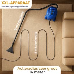 Albatros Tapijtreiniger - Wasstofzuiger bekleding - Tapijt HYDRO 7500 - 4in1 nat-droogzuiger - bekledingreiniger / tapijtreiniger — thumbnail 3
