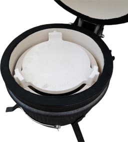 Compleet - Own Grill 13 inch kamado barbecue V1 zwart met heatdeflector — thumbnail 5