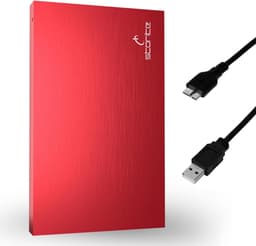 Externe Harde Schijf 500GB - 2.5 Inch Draagbare HDD met USB 3.0 - Ultra Dun voor PC, Mac, Laptop - Snelle Gegevensoverdracht - Beschikbaar in Meerdere Kleuren — thumbnail 1