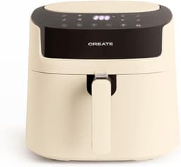 Grote Heteluchtfriteuse 6.2 Liter Crèmewit met Timer en LCD — thumbnail 1