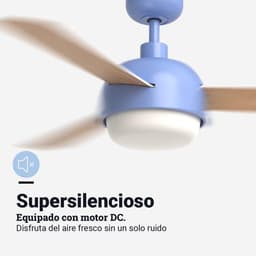 Stille Plafondventilator met LED en Wifi Besturing (App, Alexa, Google Assistant) — thumbnail 2