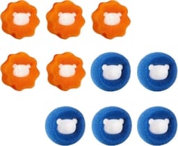 8x Herbruikbare Haarvangers voor Wasmachine - Anti-klitten & Pluisvanger voor Honden en Kattenharen — thumbnail 1