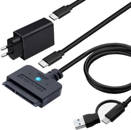 SATA naar USB Kabel - Externe Harde Schijf Adapter - Data Overzetten - Snelle Verbinding - 100 cm Lengte — thumbnail 1