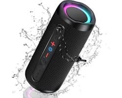 Draagbare Waterdichte Bluetooth Speaker met Licht en Krachtig Stereogeluid