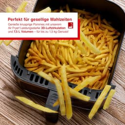 Heteluchtfriteuse XL met Extra Groot Volumen 7,5 Liter en Digitaal Touchscreen — thumbnail 3
