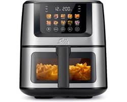 Heteluchtfriteuse XL met Extra Groot Volumen 7,5 Liter en Digitaal Touchscreen