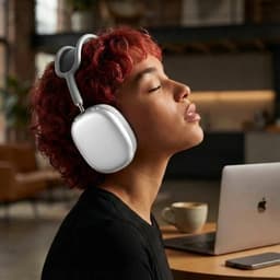 Shieldcase Beschermset geschikt voor Apple Airpods Max 1/2 - Siliconen covers / bescherming - 4 delige set - Hoofdband cover - Oorkap Beschermers & Reishoes - 4 in 1 set - Transparant — thumbnail 5