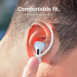 Livé® Wit Eartips & Earhook – 1 Paar Anti-verloren Houder Geschikt Voor AirPods — thumbnail 5