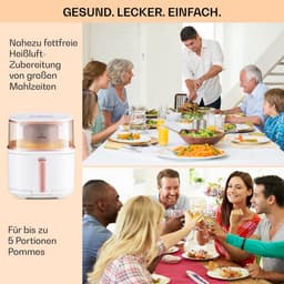 Compacte Heteluchtfriteuse met 7.5L XL Capaciteit en Stoomfunctie — thumbnail 5