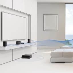 Clruro 5.1 Surround Sound Systeem – Draadloos – WiSA Certified – 24-bit 48 kHz – Scandinavisch Design – Zwart — thumbnail 4