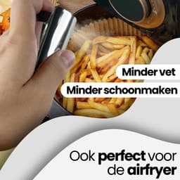 QualitéCuisine® Olijfolie Sprayer 100ml – Vernieuwde Versie – Olie Sprayfles / Olieverstuiver – Airfryer Accessoires – Voor BBQ, Bakken & Koken – Incl. Spatel, Bakkwast, Trechter & Schoonmaakborstel — thumbnail 8