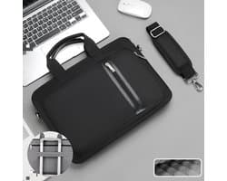 Laptop tas, laptop hoes, geschikt voor 17/18 inch, geschikt voor Lenovo/Asus/Acer/Dell/HP, computertas, ultradunne aktetas, zwart