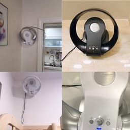 Bladloze Muurventilator - Wandmontage Ventilator - Frisse Lucht - 180° Kantelbaar - Stil 26W - Zilver — thumbnail 2
