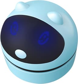 Stofzuiger - Schattig robotontwerp - Tafelmodel stofzuiger - Draadloos en USB-oplaadbaar - Compact en lichtgewicht (Blauw) — thumbnail 1