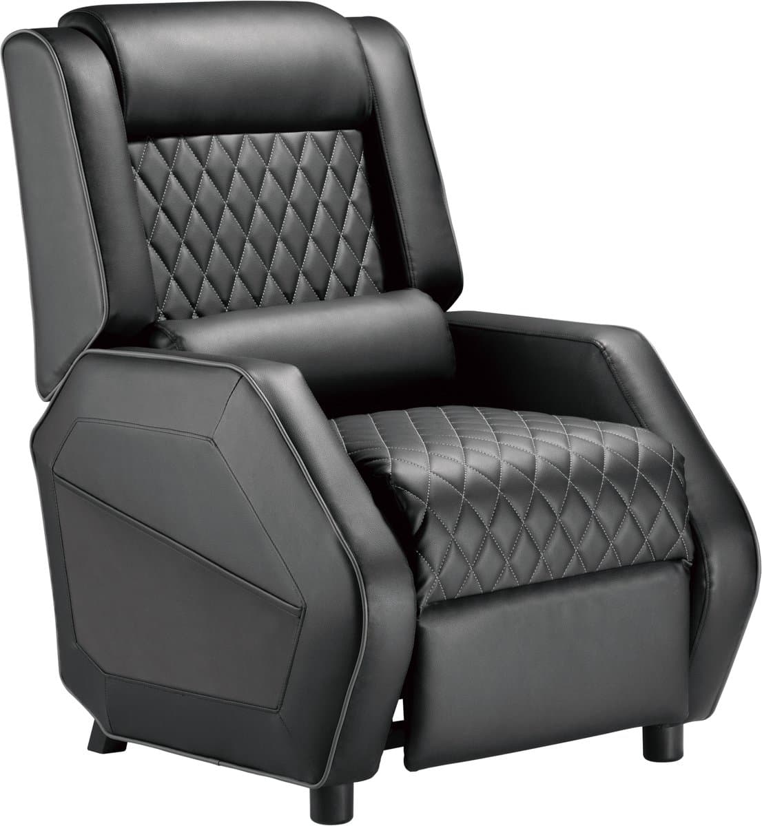 VDD - Gamestoel - Fauteuil - Game stoel - Gamestoel met voetsteun - Gamestoel zwart — afbeelding 1