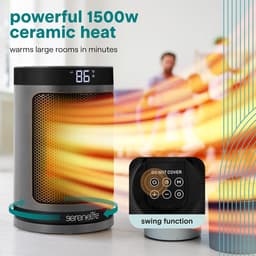 Draagbare Elektrische Kachel met Thermostaat en WiFi Besturing voor Thuis — thumbnail 5