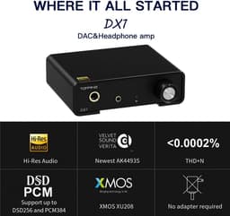 Krachtige USB DAC en Hoofdtelefoonversterker met AK4493S Chip — thumbnail 2