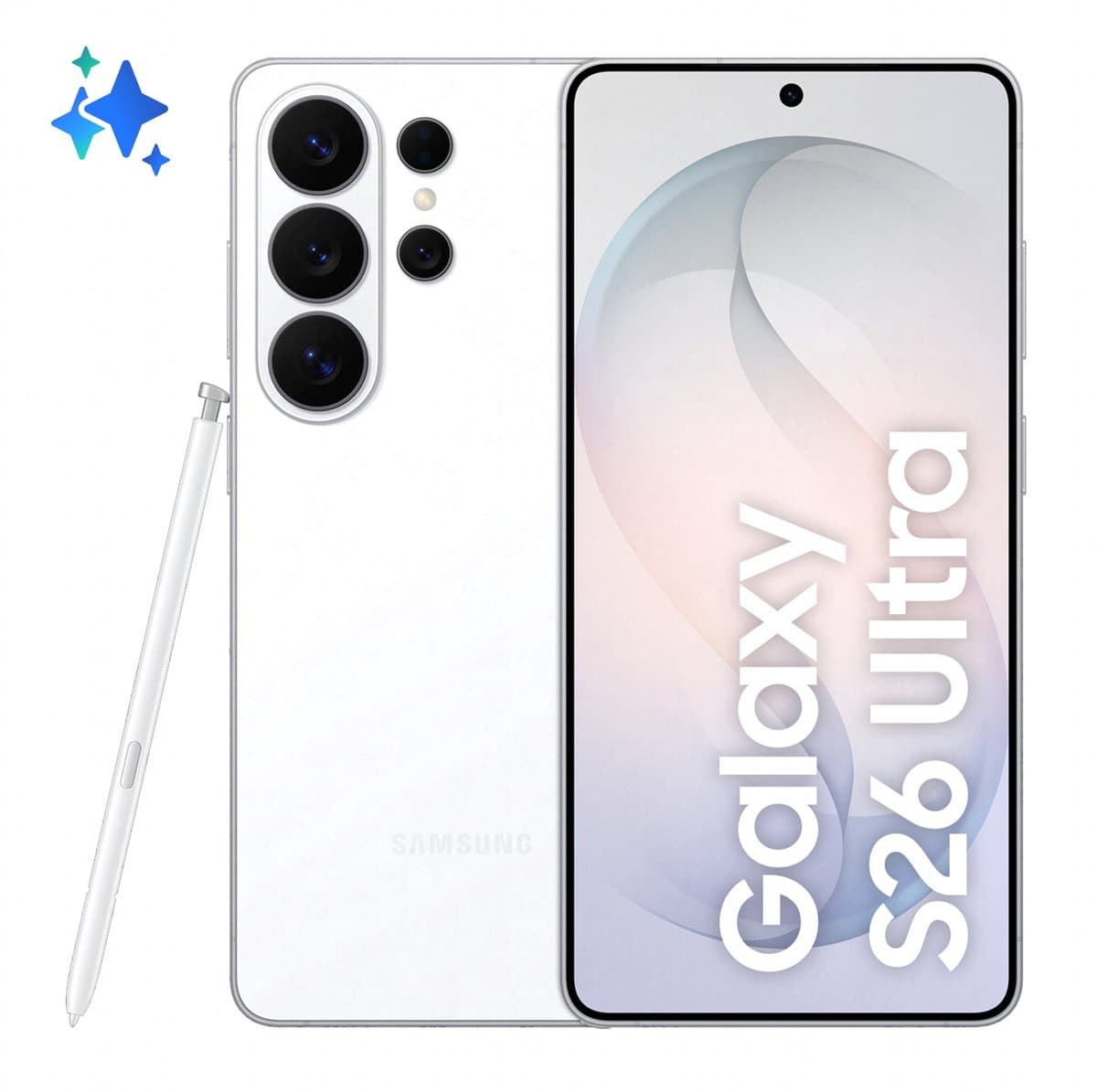 Samsung Galaxy S26 Ultra - 1TB - White — afbeelding 1