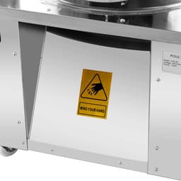 HCB® - Professionele Gevogelte plukmachine - verrijdbaar - 180 st/u - 230V - 45 kg - 4150 — thumbnail 4