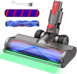 Stofzuigerkoppen met 2 rollers geschikt voor Dyson V7 V8 V10 V11 V15 stofzuiger — thumbnail 1
