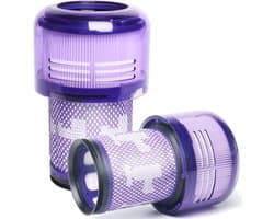 2 stuks V12 filters vervangingsfilters voor Dyson V12 Detect Slim Absolute extra stofzuiger - onderdeelnummer 971517-01