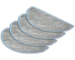 4 stucks vervangende dweilpads - compatibel met iRobot Roomba stofzuiger 2 Essential - zuig- en dweilrobot-combi, Y0140 - Y0110 - Q011 - Q0120 - Roomba 105 Combo - wisserdoeken