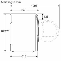 Siemens WQ46H2DEFG - iQ500 - Wasdroger - Warmtepompdroger - 9 kg - - Energielabel B - Zelfreinigende condensor blijvend energiezuinig -Home connect — thumbnail 11