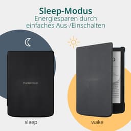 PocketBook Verse - E-reader - Mist Grey - Zwart met Elastiek Hoesje - Voordeelbundel — thumbnail 5