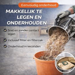 Industriële Nat- en Droogzuiger 3-in-1 – 15 Liter – 1200W – Met Blaasfunctie – Waterdichte Bouwstofzuiger — thumbnail 7