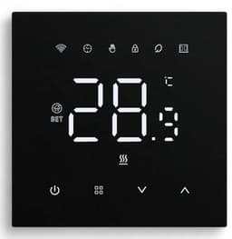 Inbouw Thermostaat | Wifi | Touchscreen bediening | Inbouw | Programmeerbaar | Tuya Smart Life | Google Home Alexa | Zwart — thumbnail 4