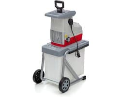 Quvo® Professionele Hakselaar Versnipperaar - Hakselaar Electrisch 60L – Takken Versnipperaar Hakselaar – 3000W – Max. Ø44mm - Incl. Wielen, Opvangzak, Duurzame Draaimessen – Heggen, Bomen en Haag -Tuinonderhoud - Veelkleurig - 53cm x 36cm x 93cm